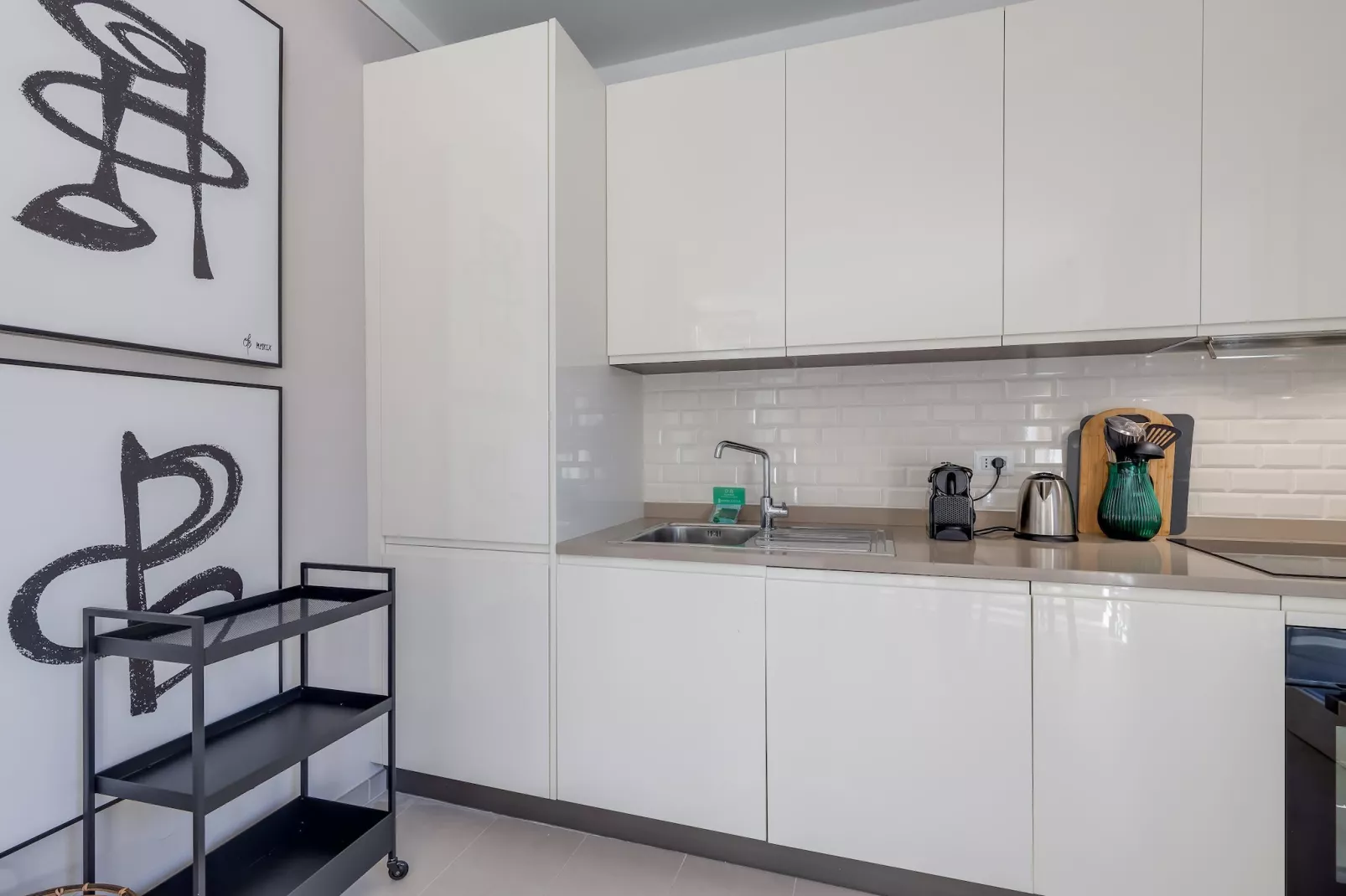 RESIDENCE PORTO LETIZIA - VILLAS-BILOCALE 4 PAX VISTA LAGO PLUS 8215 - V1LP4 - Küche