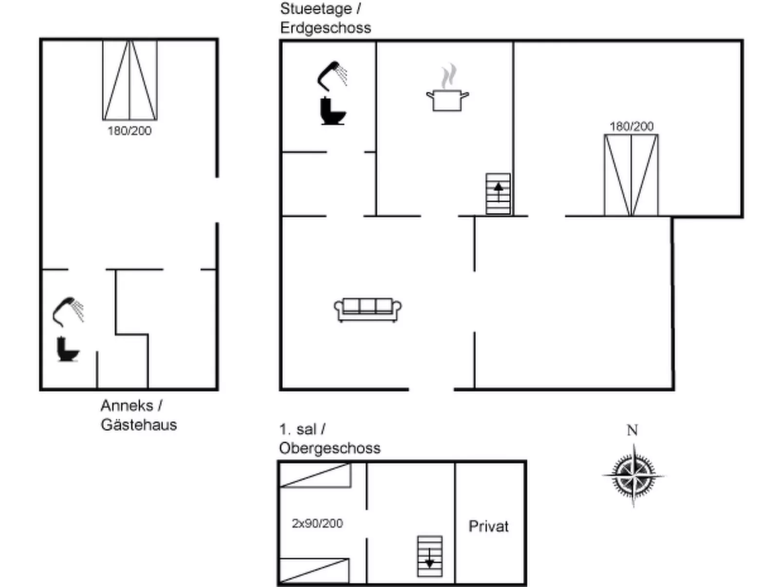 "Hildwik" - 2km from the sea-Drinnen