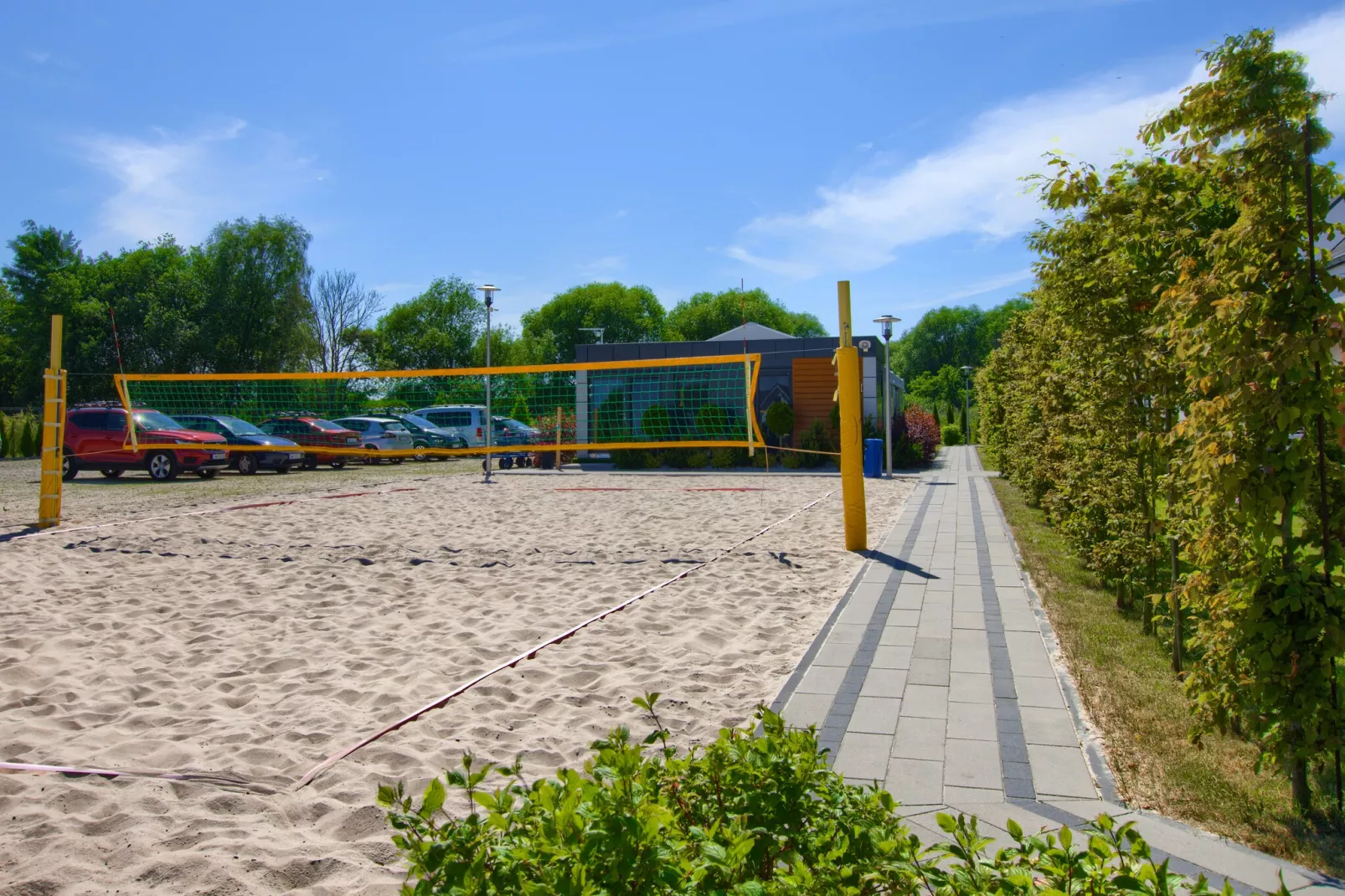 Domy z basenem Rogowo dla 5 osób-Außenbereich Sommer