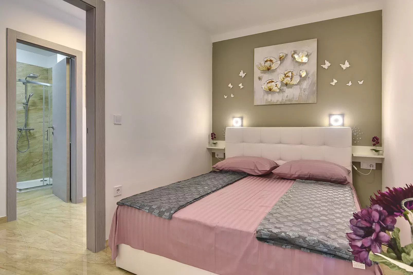 Apartment Olivia-Schlafzimmer