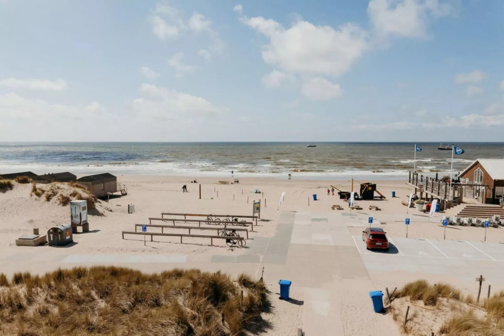 Zeehut Petten - Gebiete Sommer 1 km