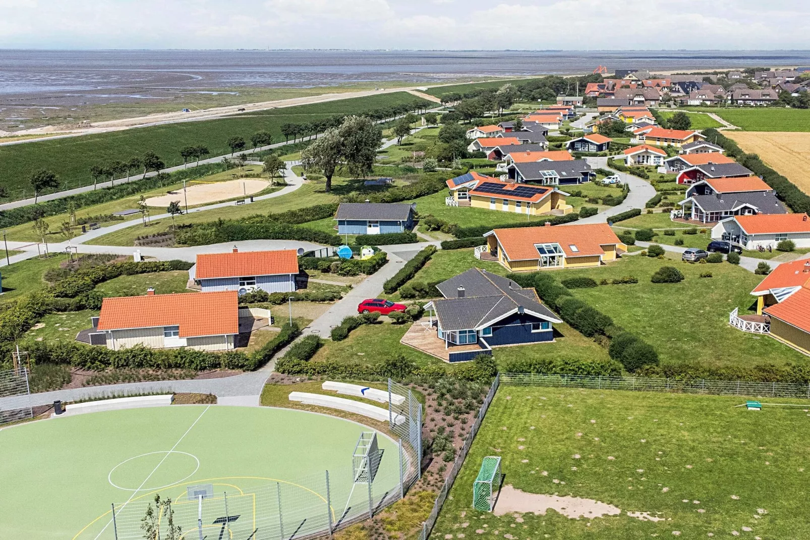 Holiday Home near North Sea Dike-View