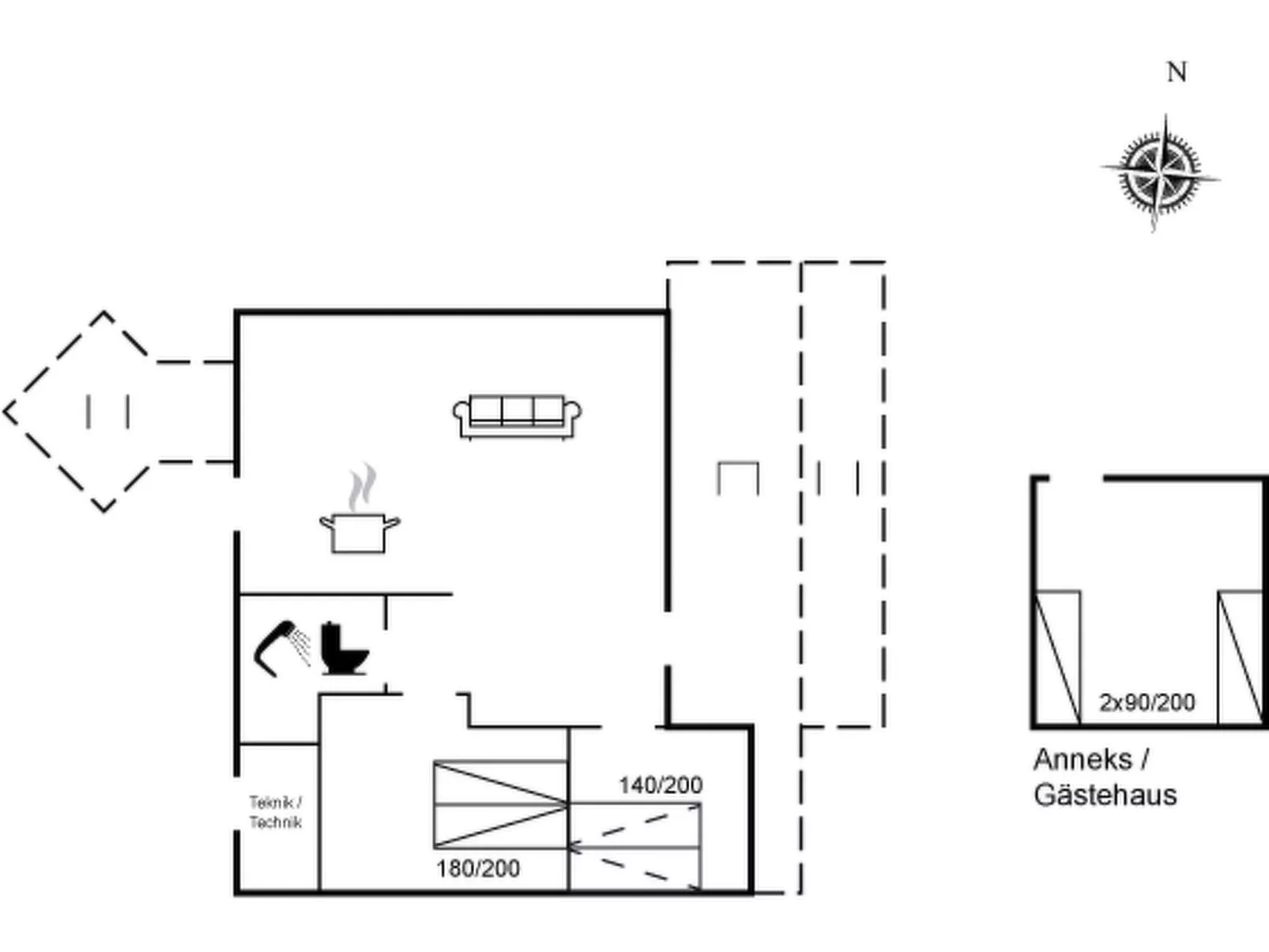 "Lökea" -  from the sea - Drinnen