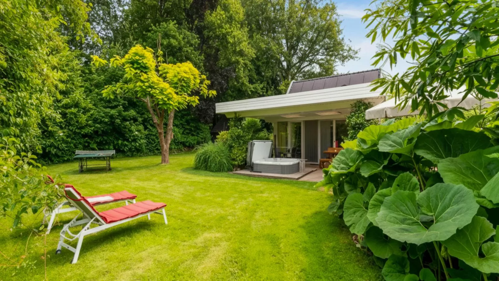 Wellnesshuisje Engelse Tuin-Jardins en été