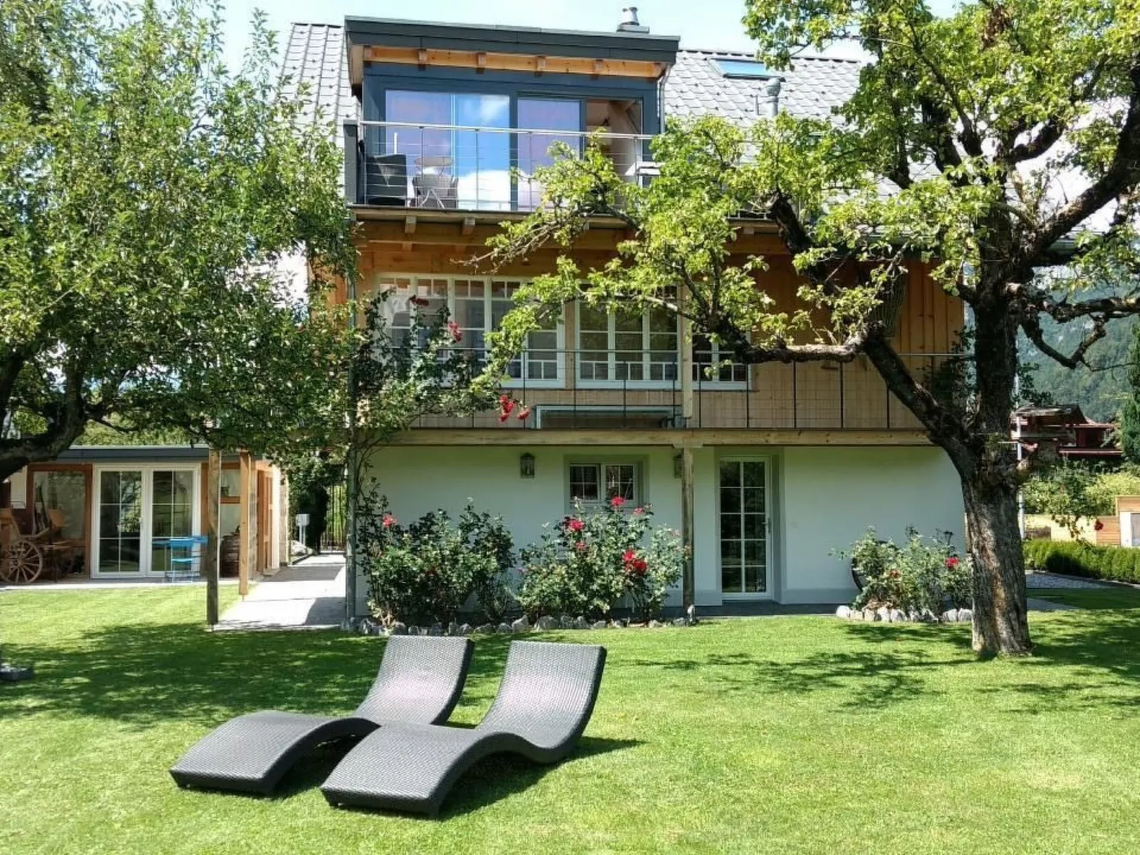 Mountain-Panorama EG 2-Bettwohnung - Draußen