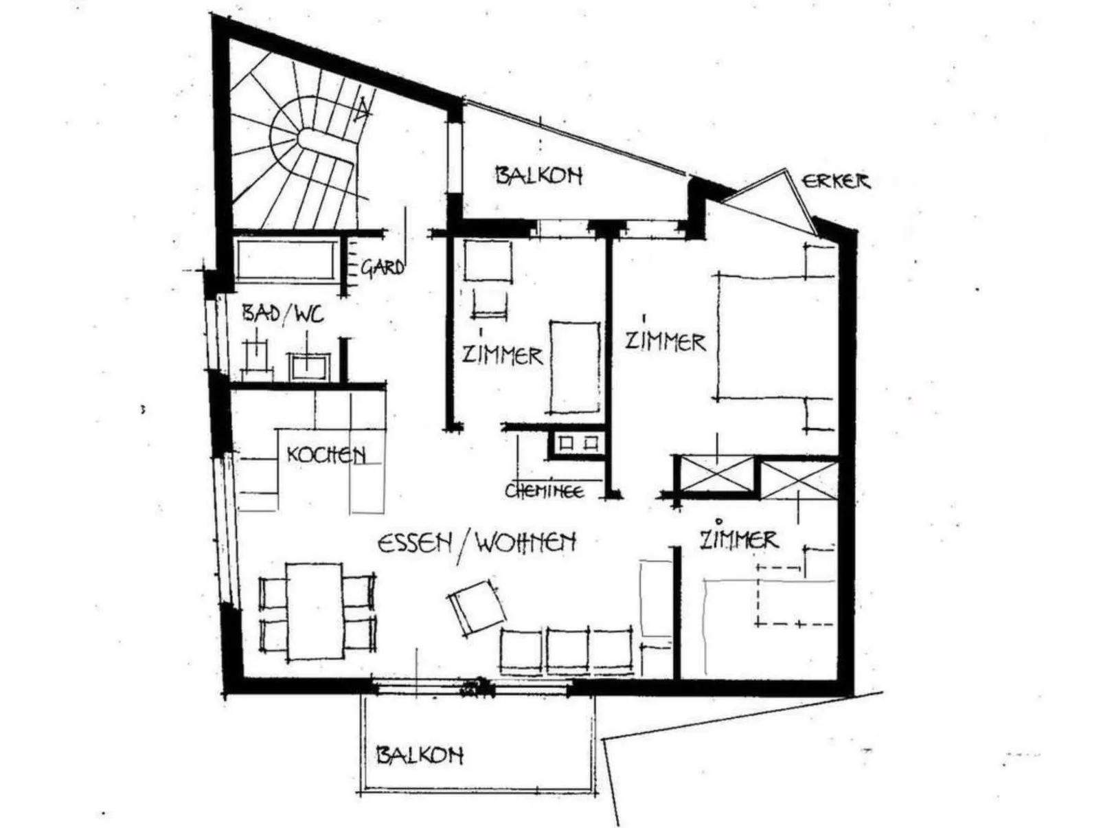 Aussichtsreiche Dachwohnung 'Ramoz' mitten im Do - Image-tags.info