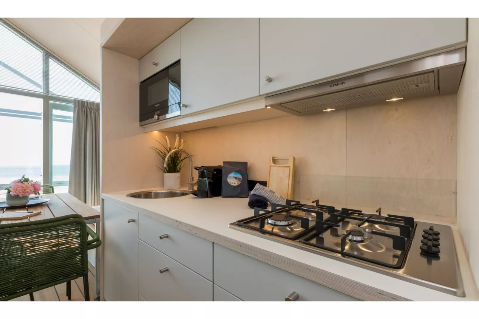 Slaapstrandhuisje - Strand dishoek 68  Dishoek-Kitchen