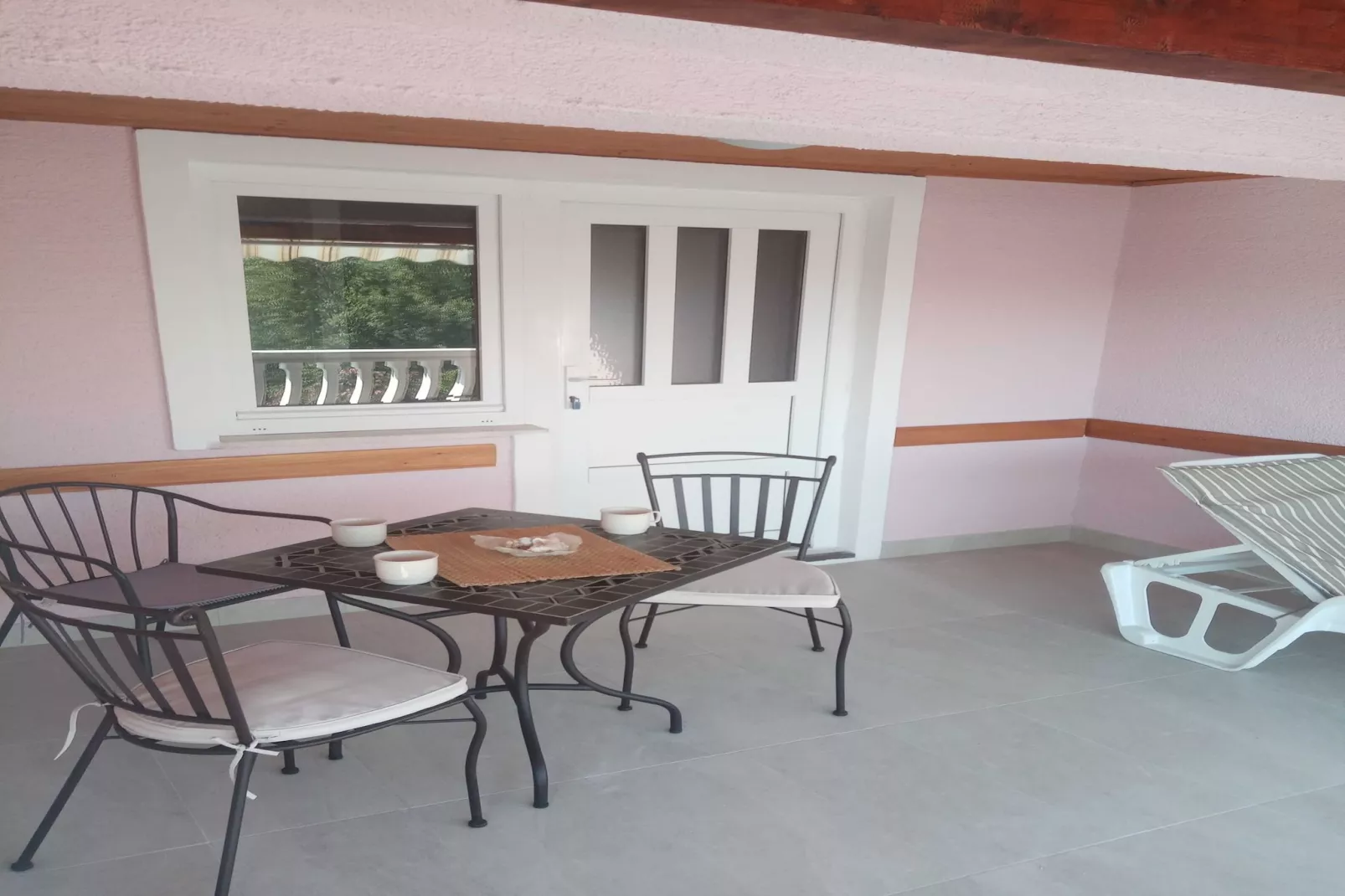 Apartments Marija - One Bedroom Apartment with  Balcony (Plavi A3) - Terrasse