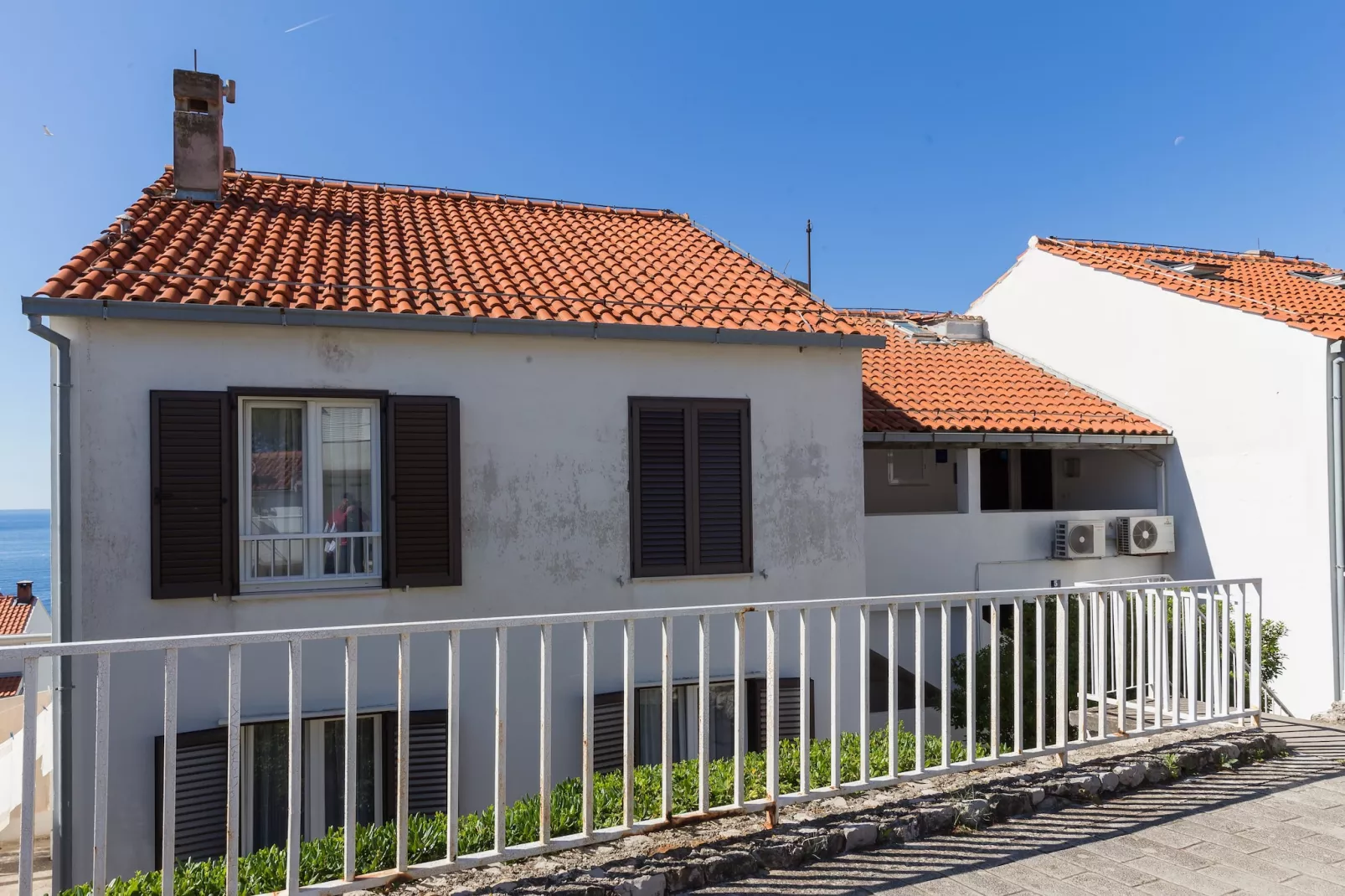 Apartment Nana-One Bedroom Apartment with Loggia and Sea View-Terrasse/Balkon