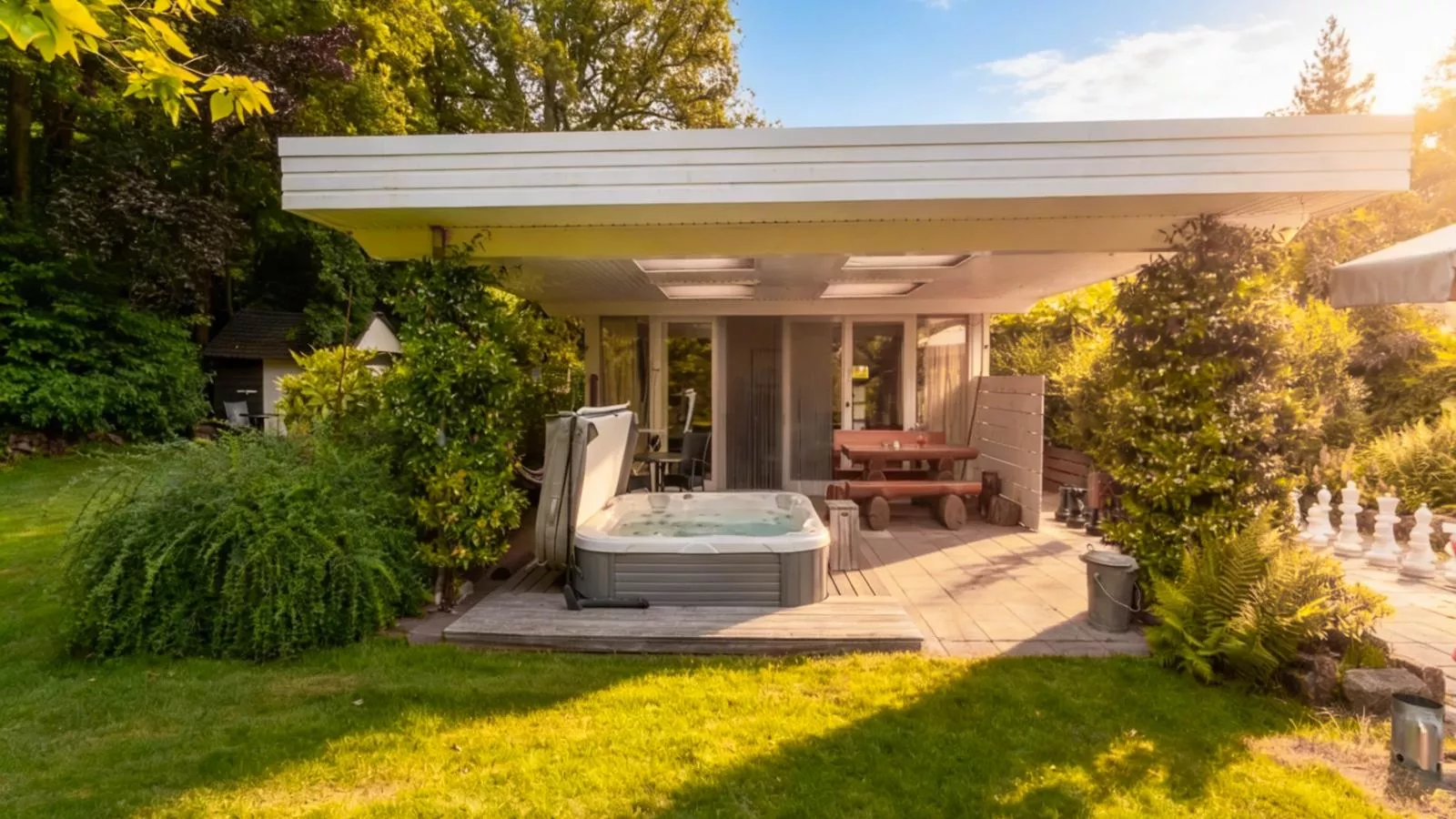 Wellnesshuisje Engelse Tuin-Jardins en été