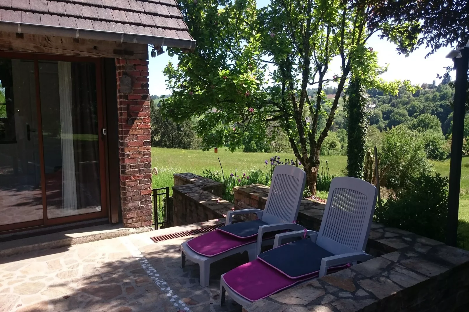 La Bergerie-Terrasse/Balkon