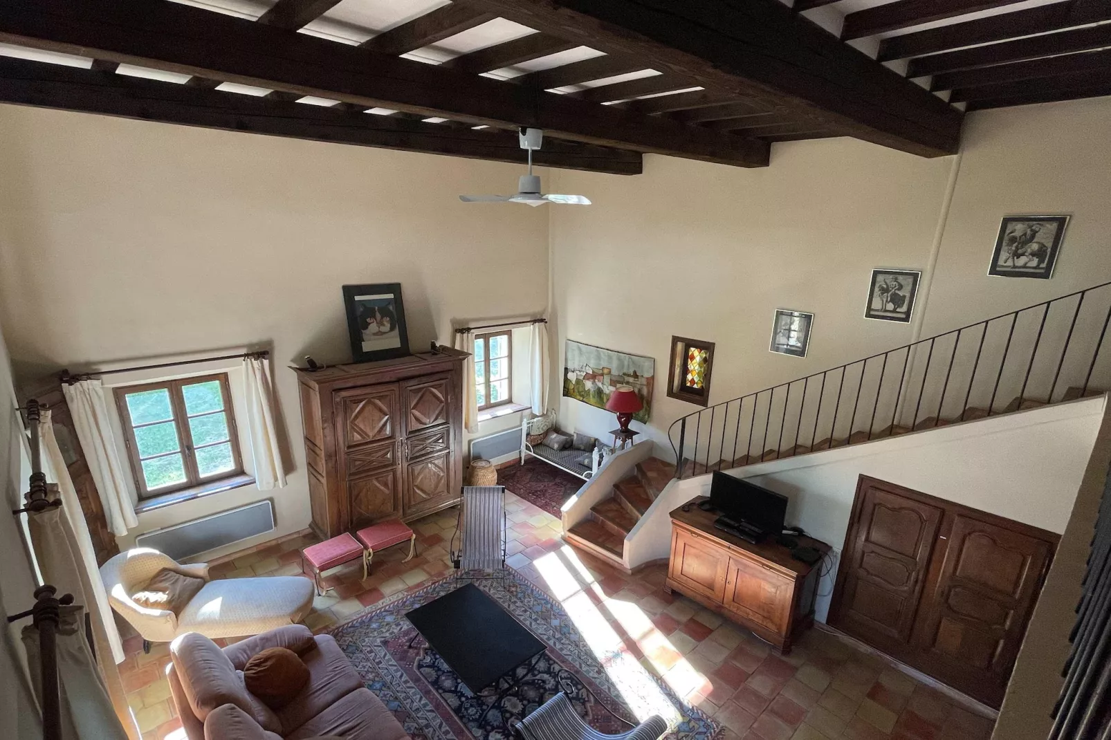 La Familiale - Maison provençale avec piscine et vue imprenable sur Gordes-Living room