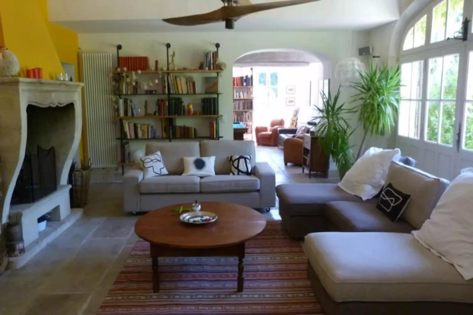 Villa provencale pour les amoureux de la nature en Lubéron-Living room
