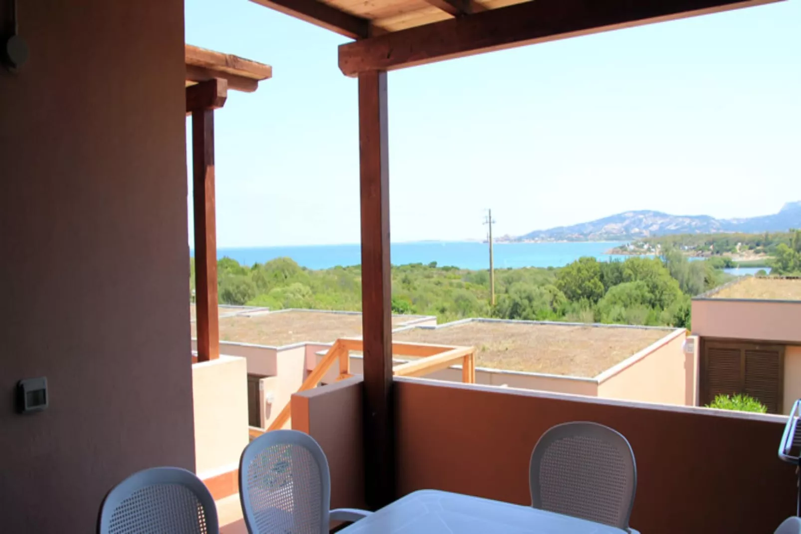 Porto Laconia Residence Appartamento A - Terrasse/Balkon