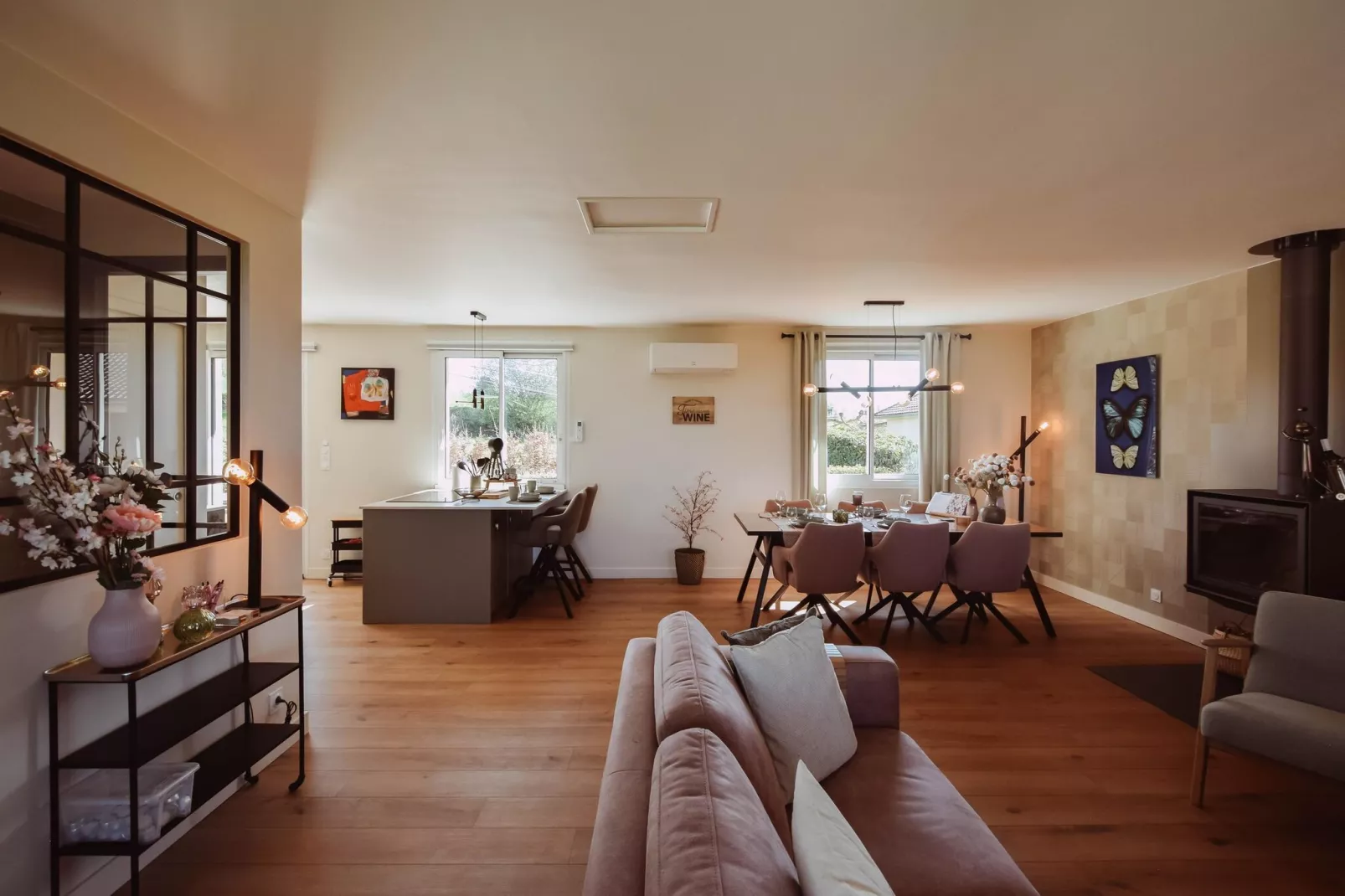 Pavillon le Papillon - Wohnzimmer