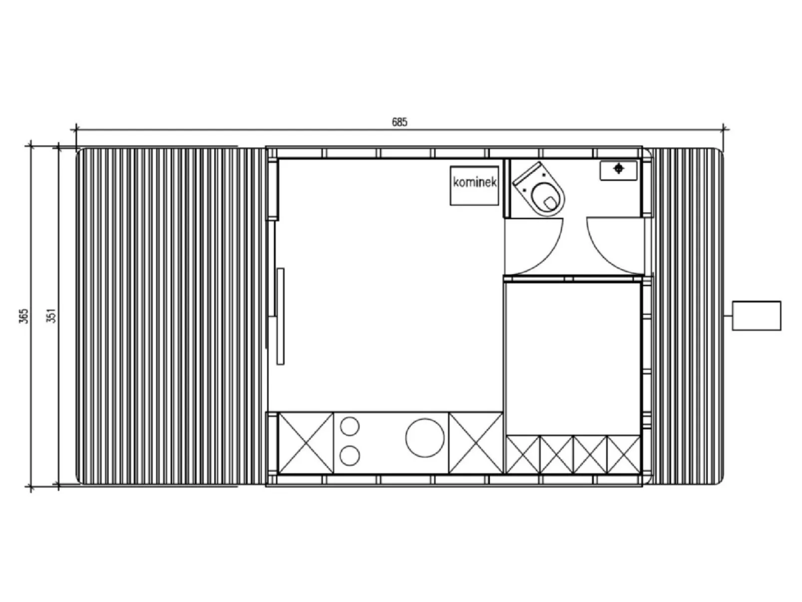 Hausboot für zwei Personen mit Kamin und Terrasse - Image-tags.info
