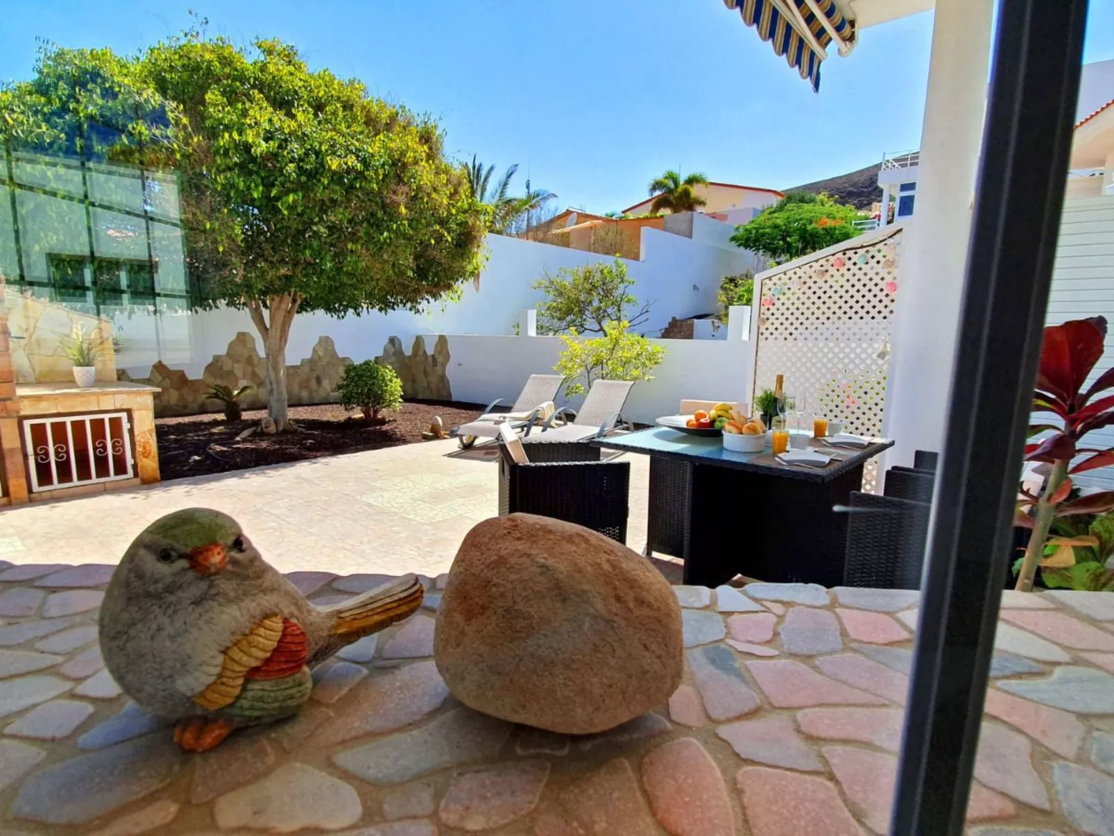 Gemütliches Ferienhaus in Tarajalejo mit Großem Garten und Meerblick - Image-tags.info