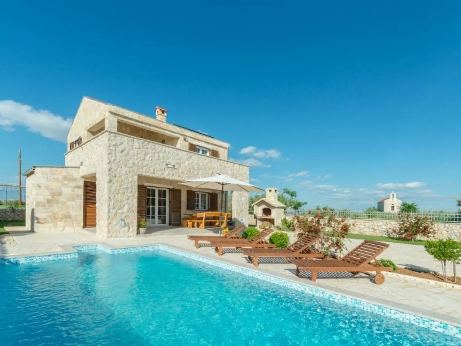 Steinvilla mit Pool, Meerblick, Nähe Sandstrand - Image-tags.info