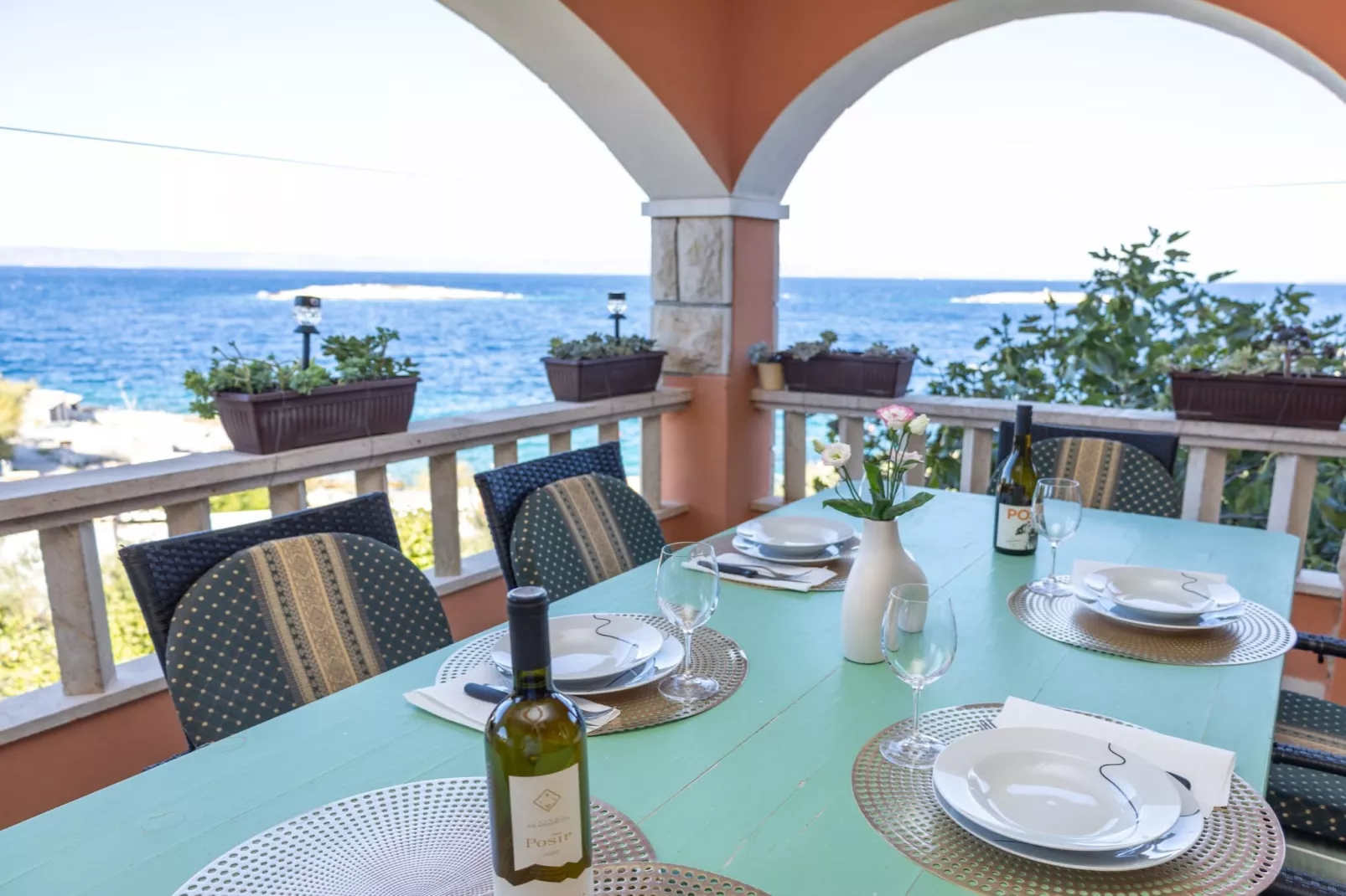 Apartments Sea Line - Two Bedroom Apartment with Terrace and Sea View-Salle à manger