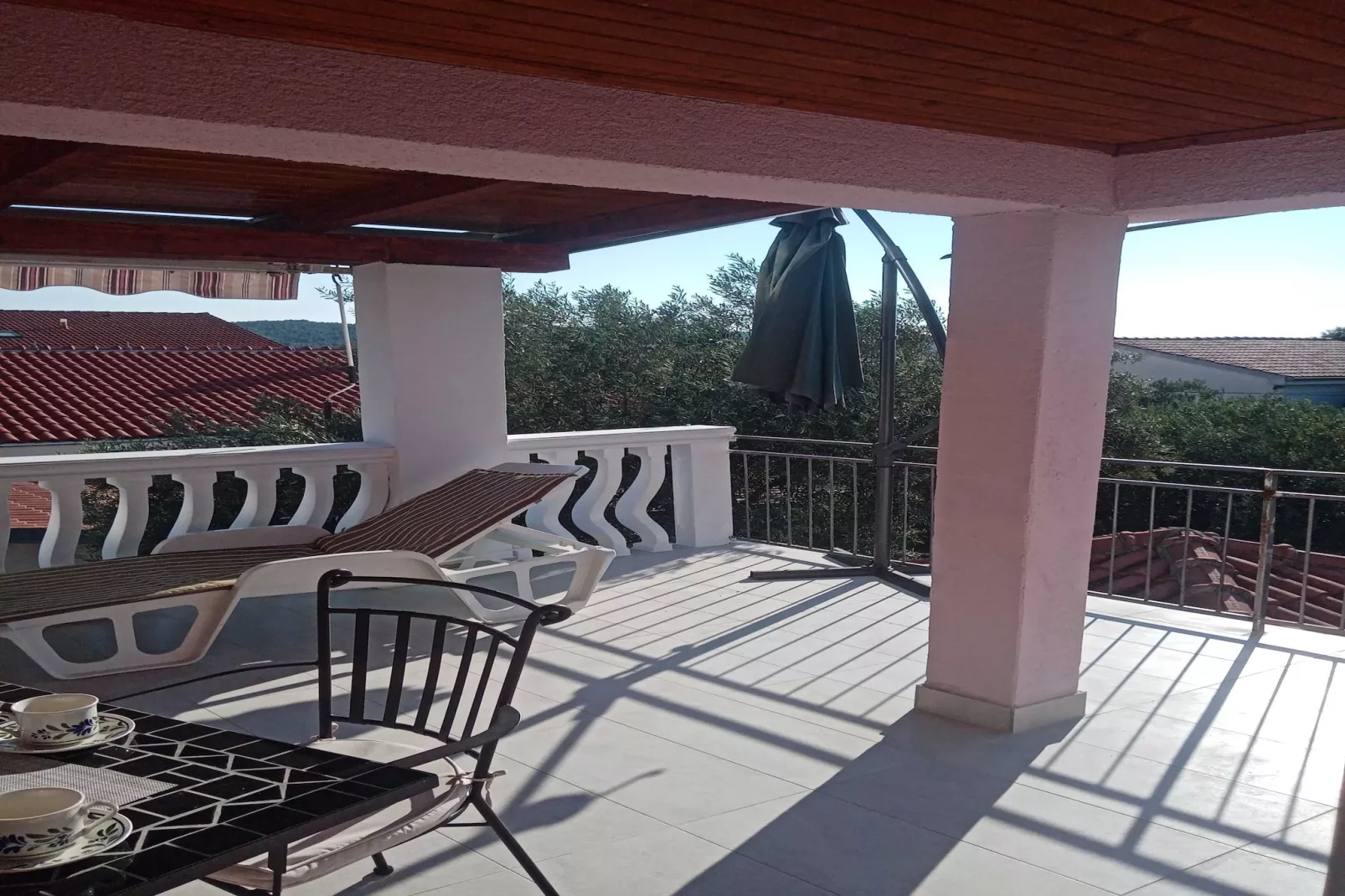 Apartments Marija - One Bedroom Apartment with  Balcony (Plavi A3) - Terrasse