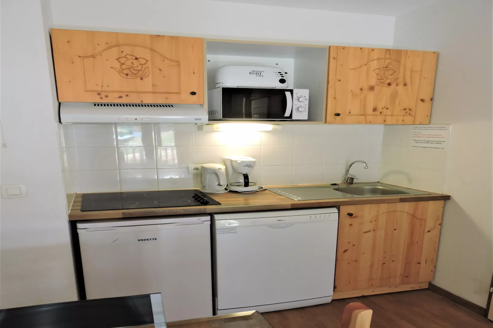 Hameau 1 103 - SPA & PISCINE appartement 4 pers-Cuisine