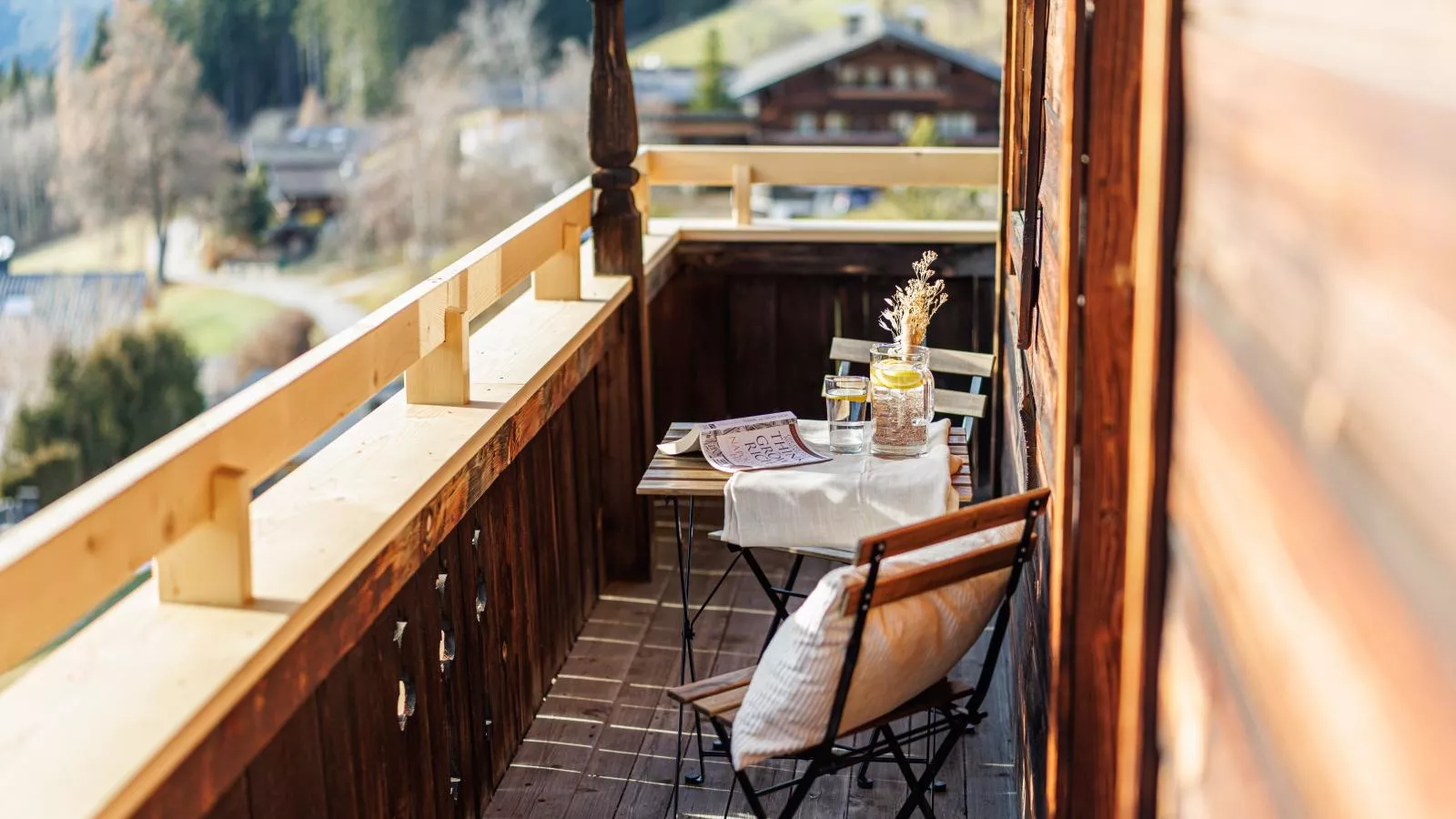 Tirola Hütte-Terrasse/Balkon