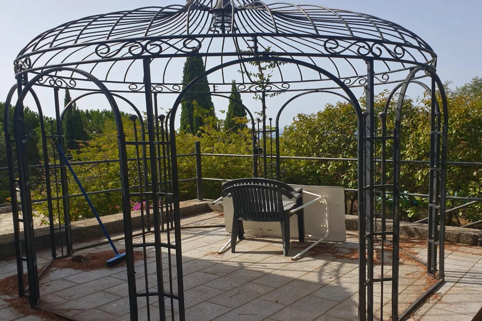 Apartment in einer charmanten Villa mit Meerblick Kreidl-Terrace balcony