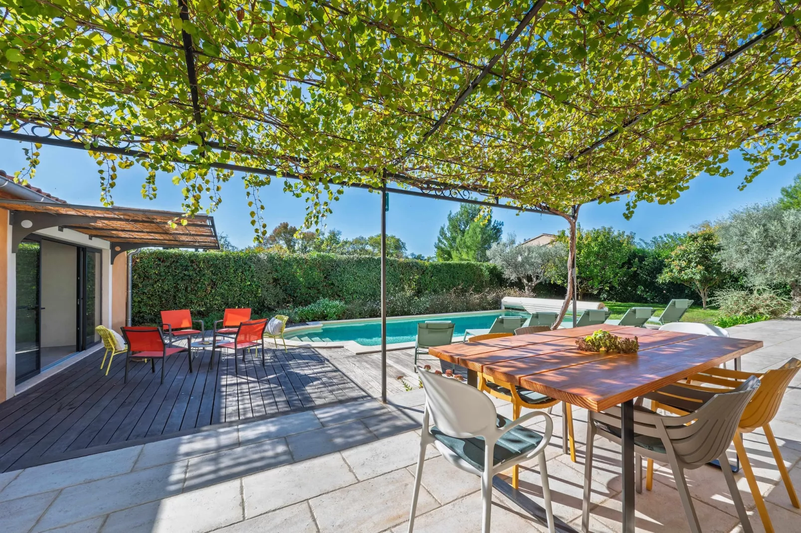 Mas Hortense-Terrasse/Balkon