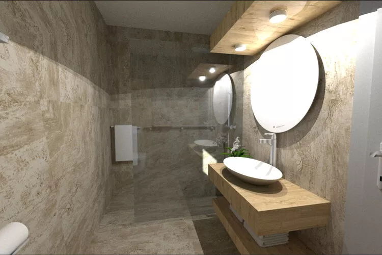 Appartement LUG 2 / 80qm AP03/04 - max 4 persons-Bathroom