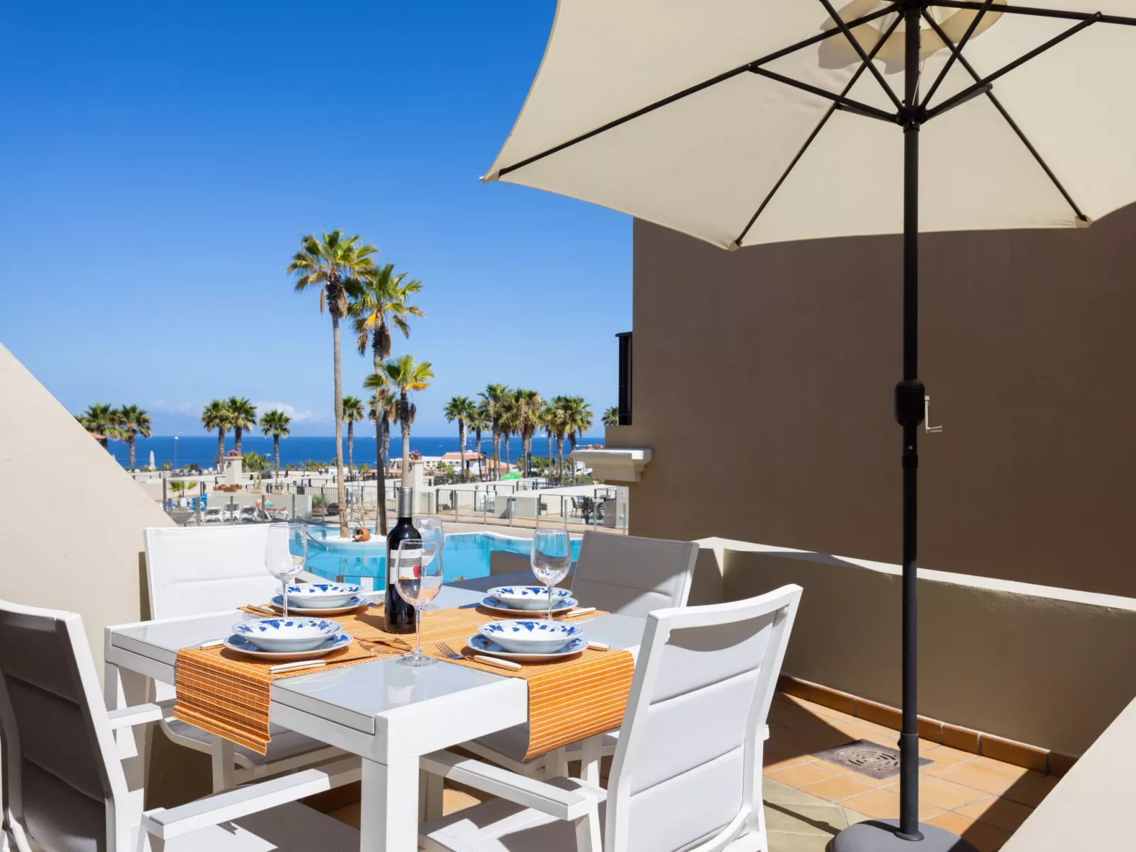 Wohnung in Palm-Mar mit Großer Terrasse und Meerblick - Image-tags.info