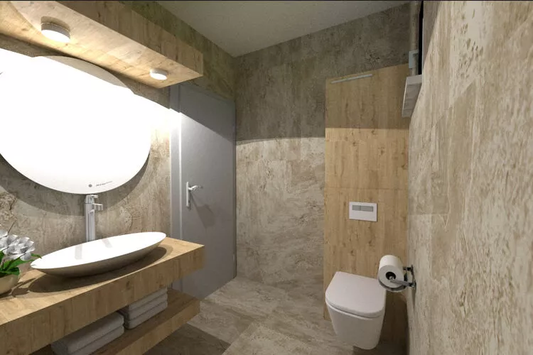 Appartement LUG 2 / 80qm AP03/04 - max 4 persons-Bathroom