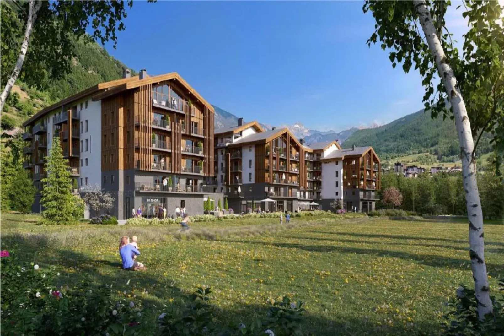 Residence SERRE CHEVALIER  The Serra Neva_C2-Exterior in summer