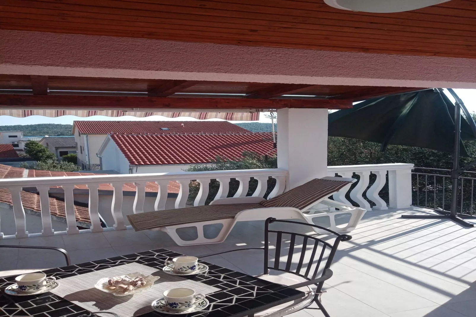 Apartments Marija - One Bedroom Apartment with  Balcony (Plavi A3) - Terrasse