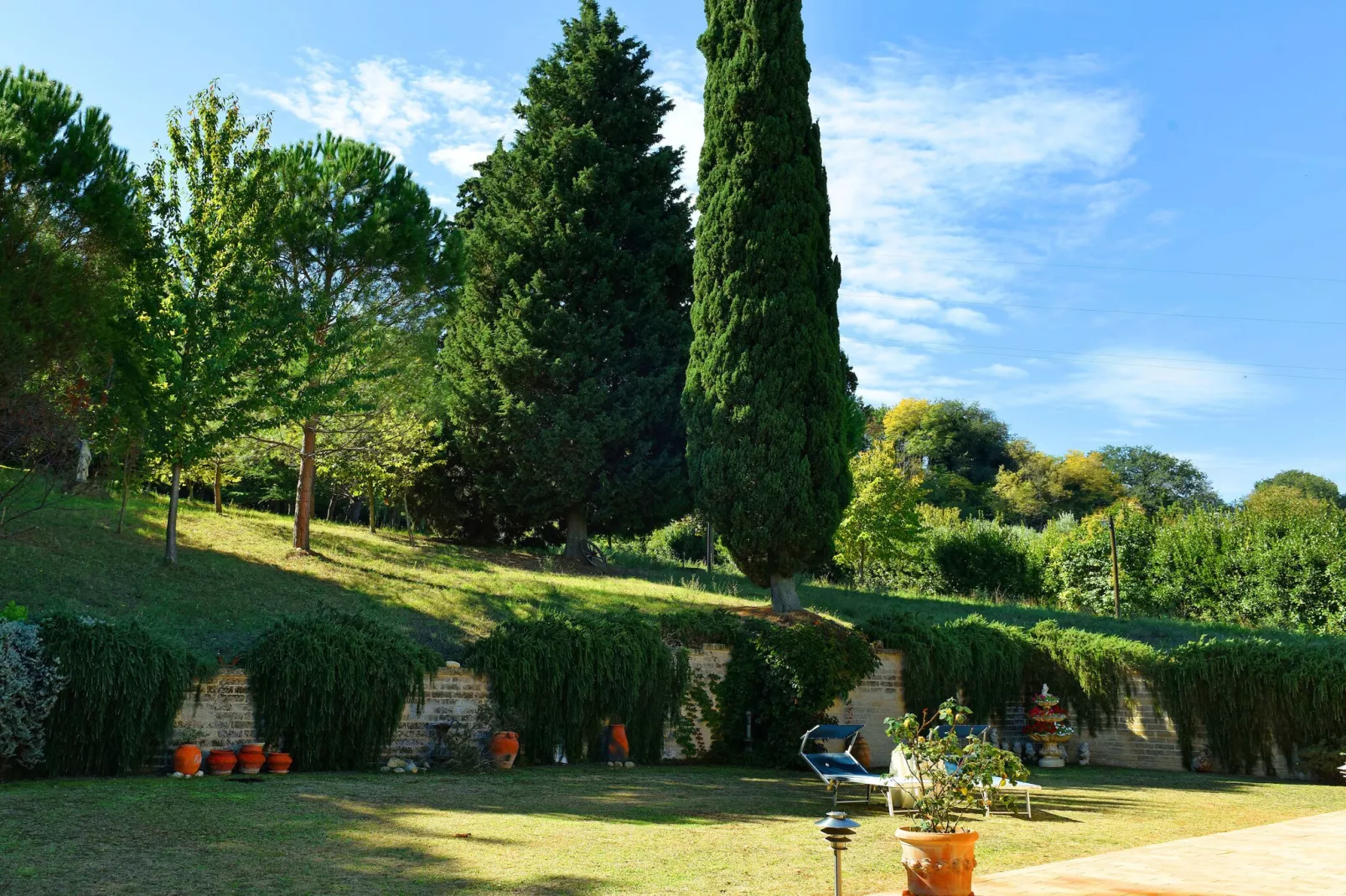 Villa Poggio San Giacomo-Gardens in summer