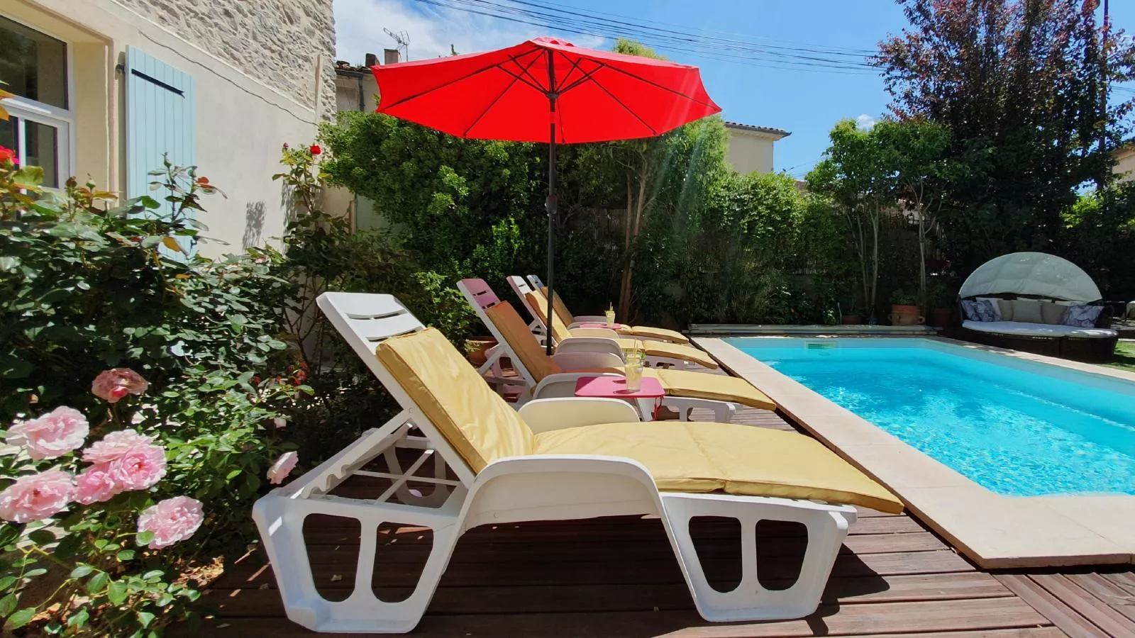 La maison des Vendangeurs 6-Schwimmbad