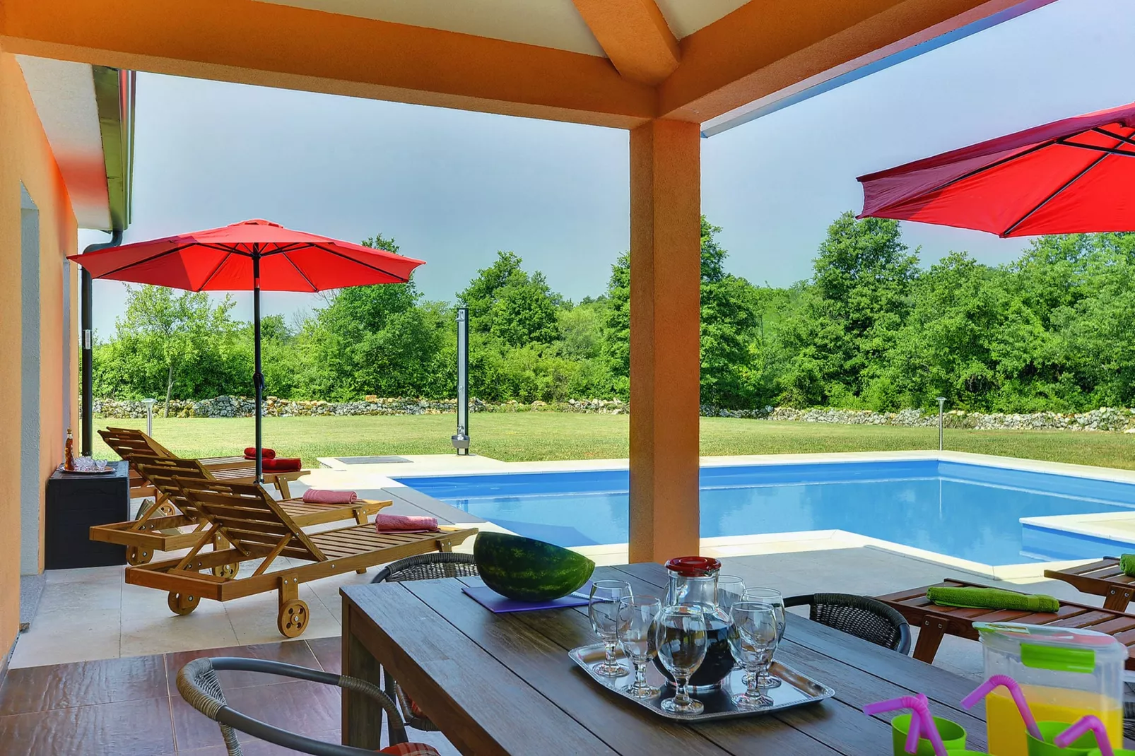 Villa Frankovici-Aussicht Sommer