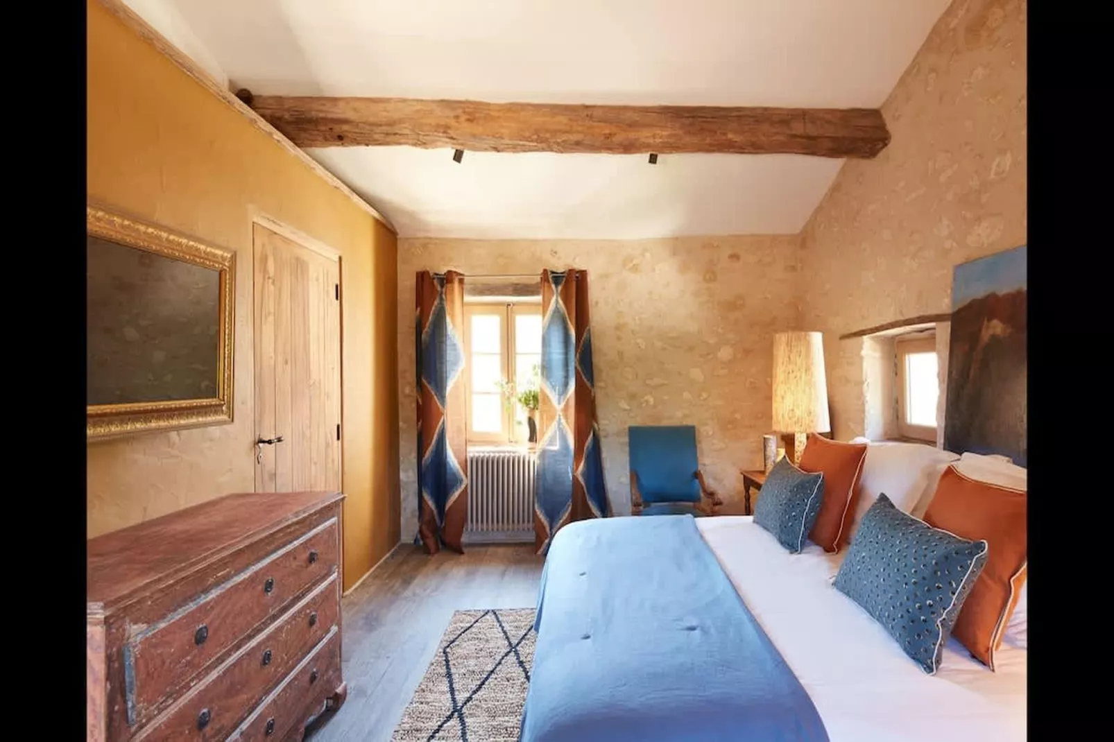 Villa de charme confort au milieu des vignes du Lubéron-Schlafzimmer