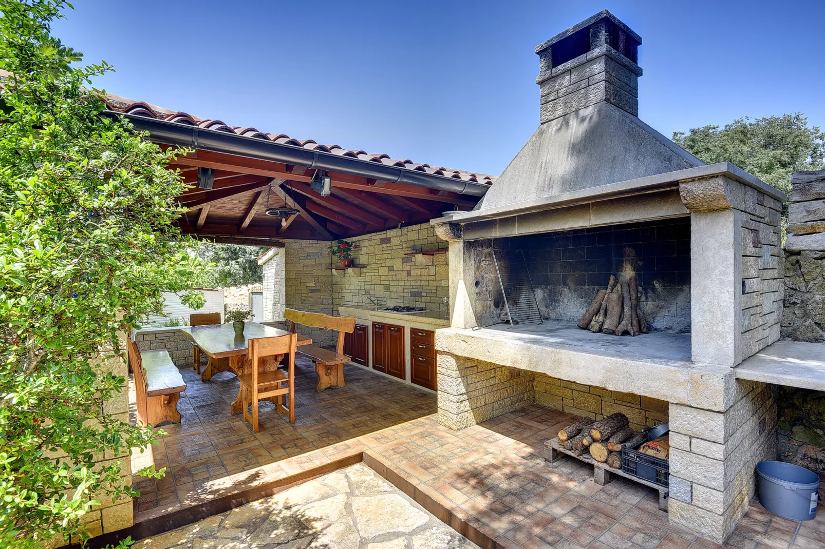 Villa Altura-Gardens summer