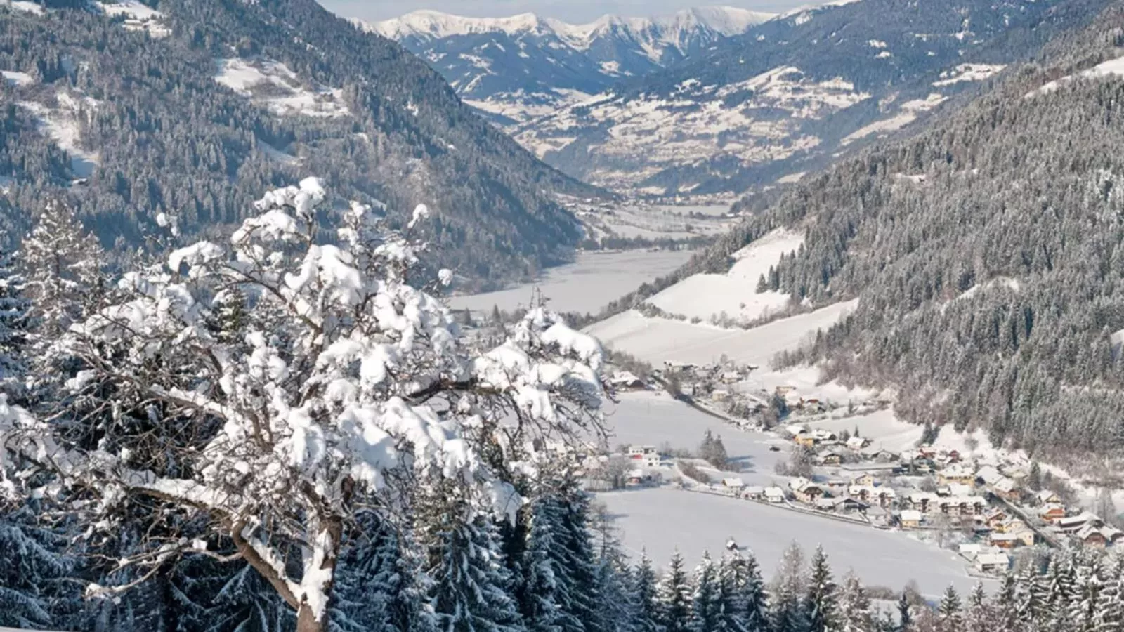 Am Afritzer See - Gebiet Winter 20 km