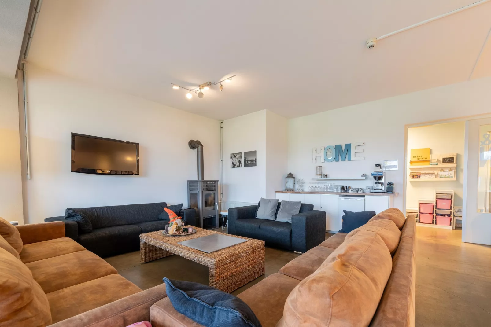 De Slaapfabriek familiehuis-Wohnzimmer