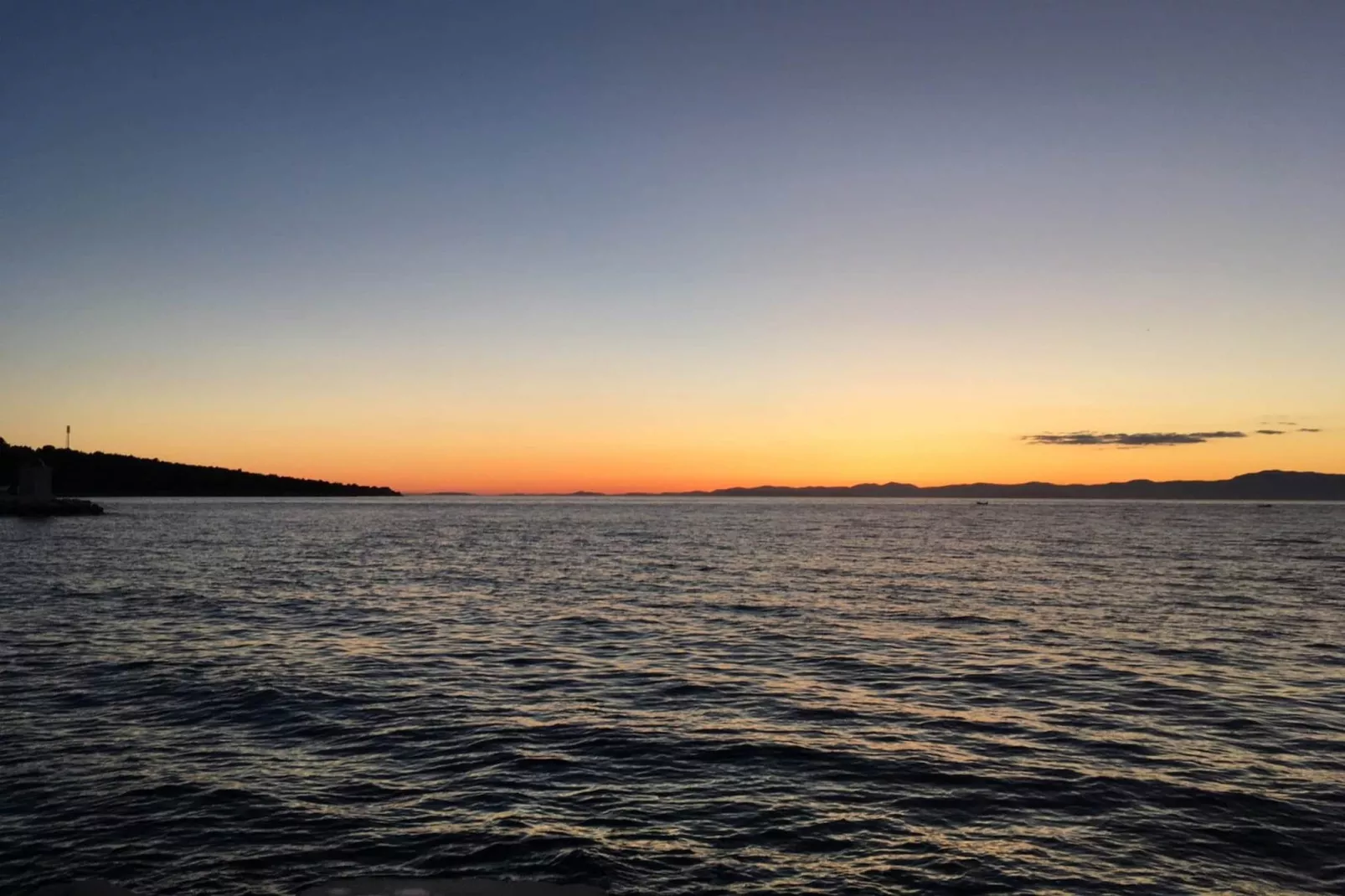 Sunset view apartment - One bedroom apartment with balcony and sea view-View