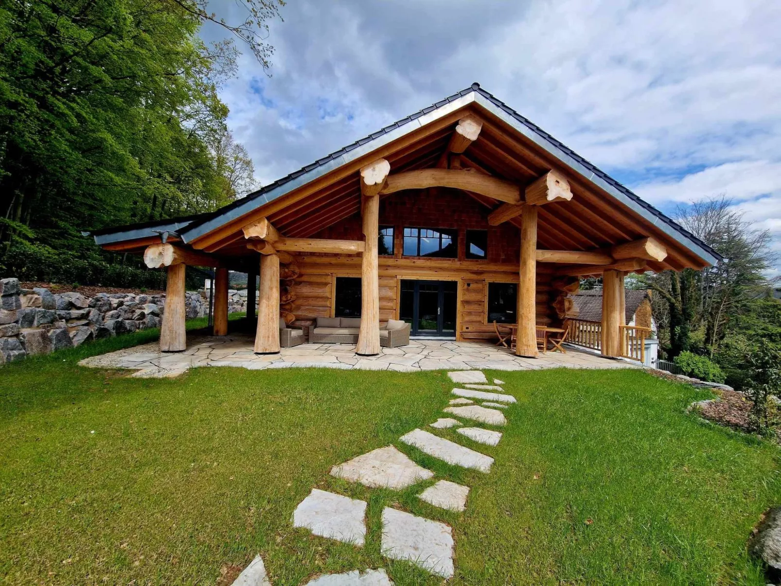 Luxus-Blockhausparadies Eveningwood im Spessart - Image-tags.info