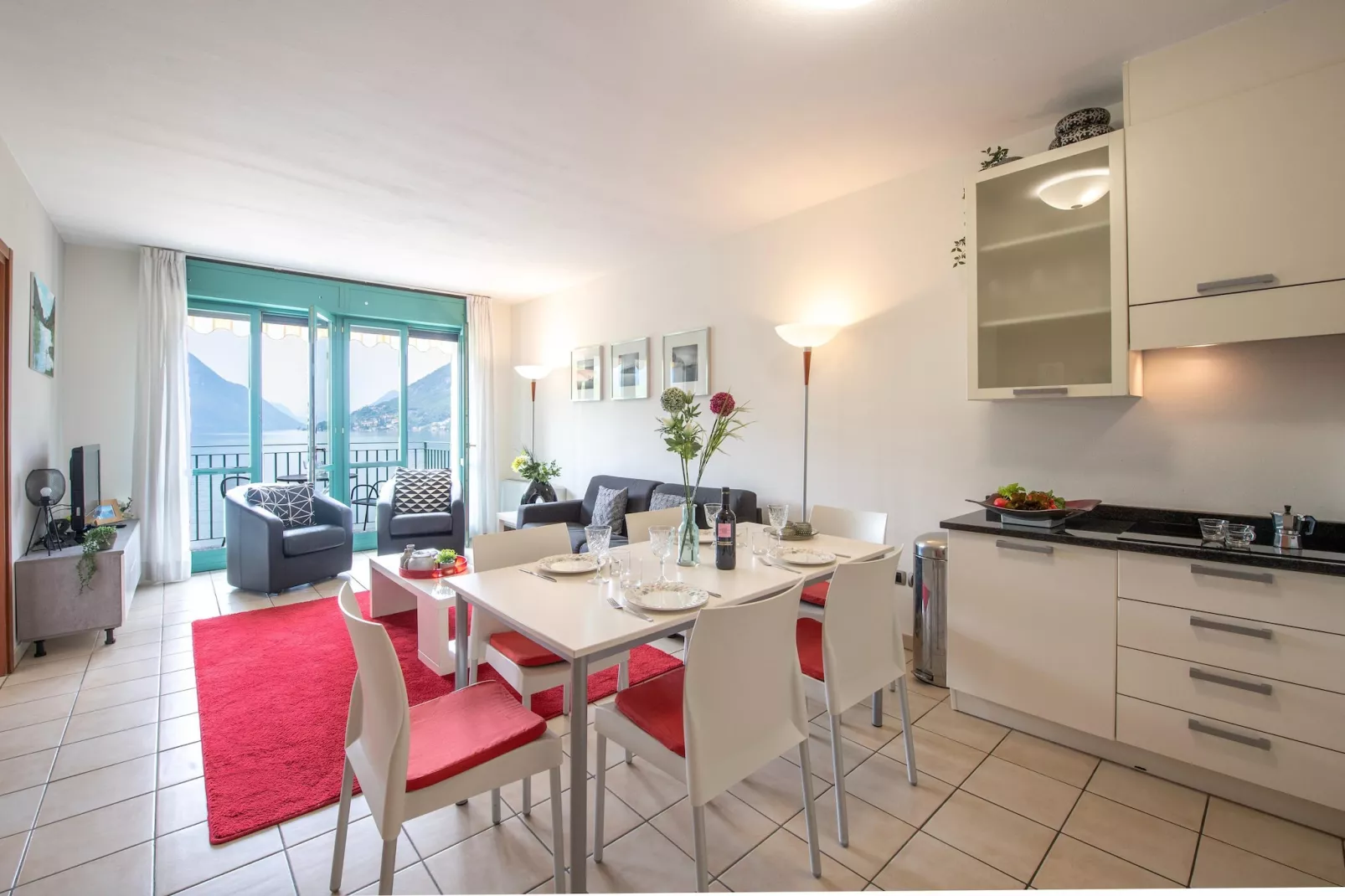 RESIDENCE PORTO LETIZIA - PALACE-1ROOM APT 4 PAX LAKE VIEW DELUXE 8206 - P1LD4 - Esszimmer