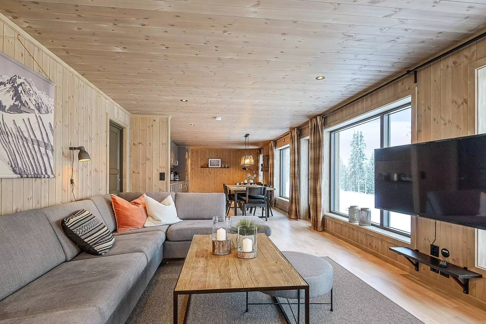 Retraite de Cabine elegante a Varden-By Traum-Intérieur