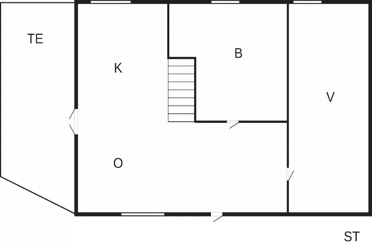 Maison de vacances pour 4 a FALKENBERG - Plan