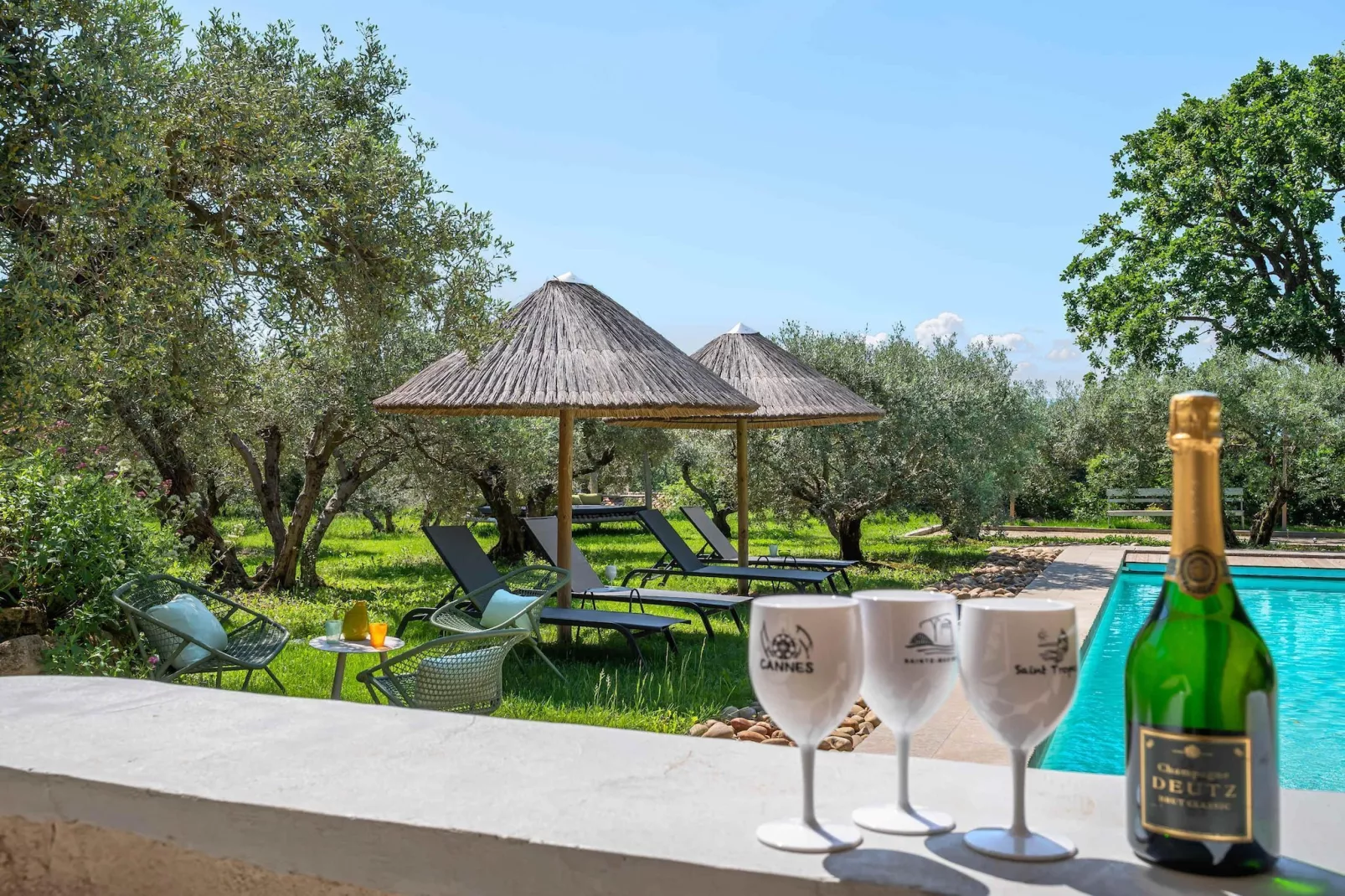 Le Mas Elaïa  votre havre familial avec piscine privée-Piscine