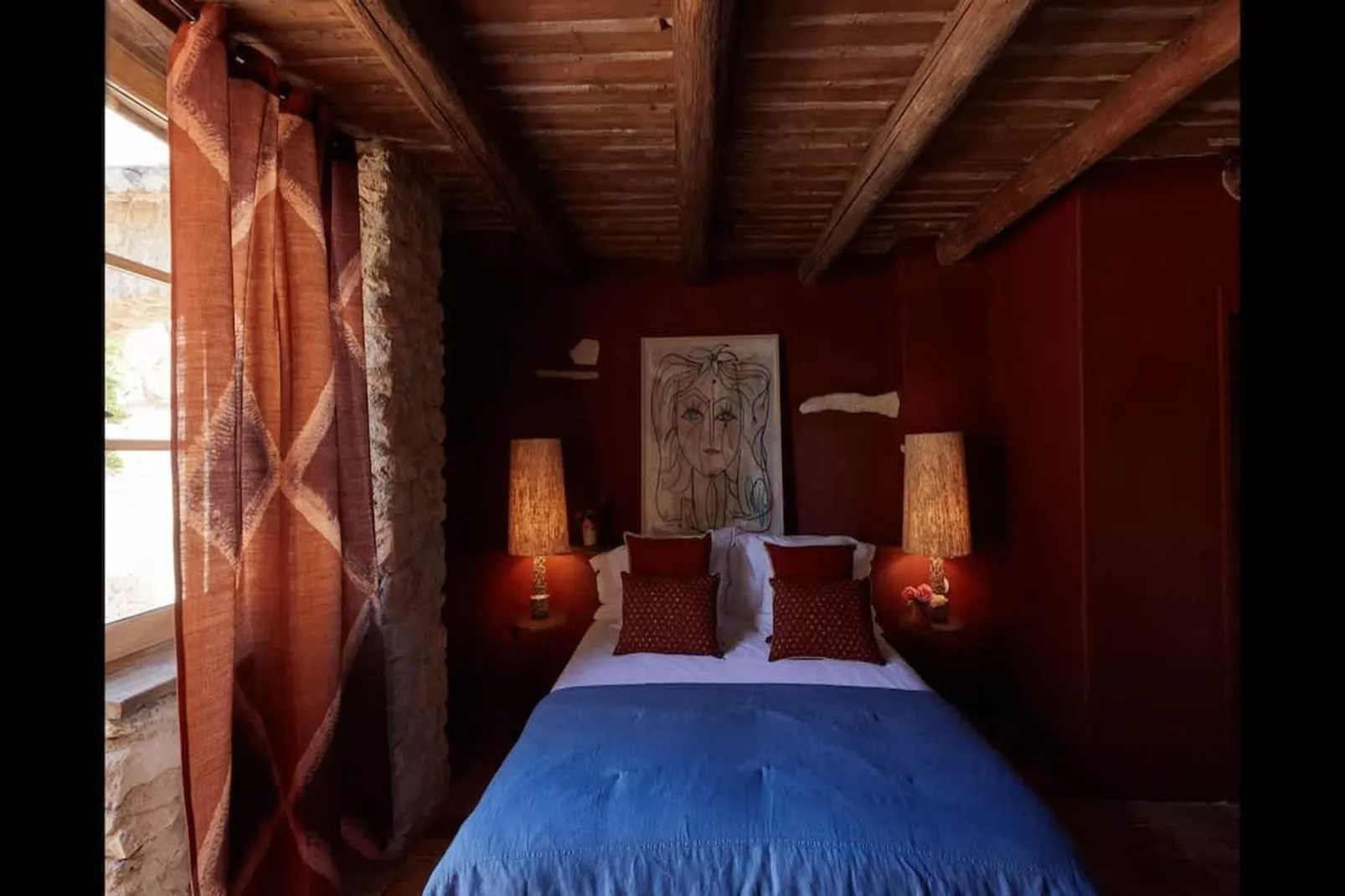 Villa de charme confort au milieu des vignes du Lubéron-Schlafzimmer