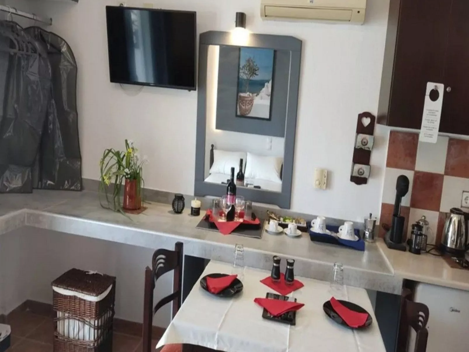 Skiathos Ferienhaus - Drinnen