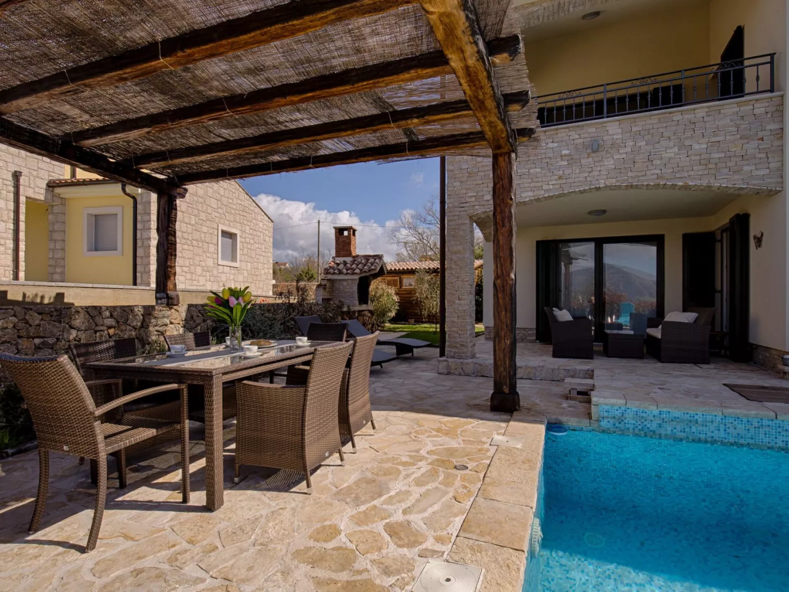 Villa "Oleandar" mit Schwimmbad und Meerblick - Image-tags.info