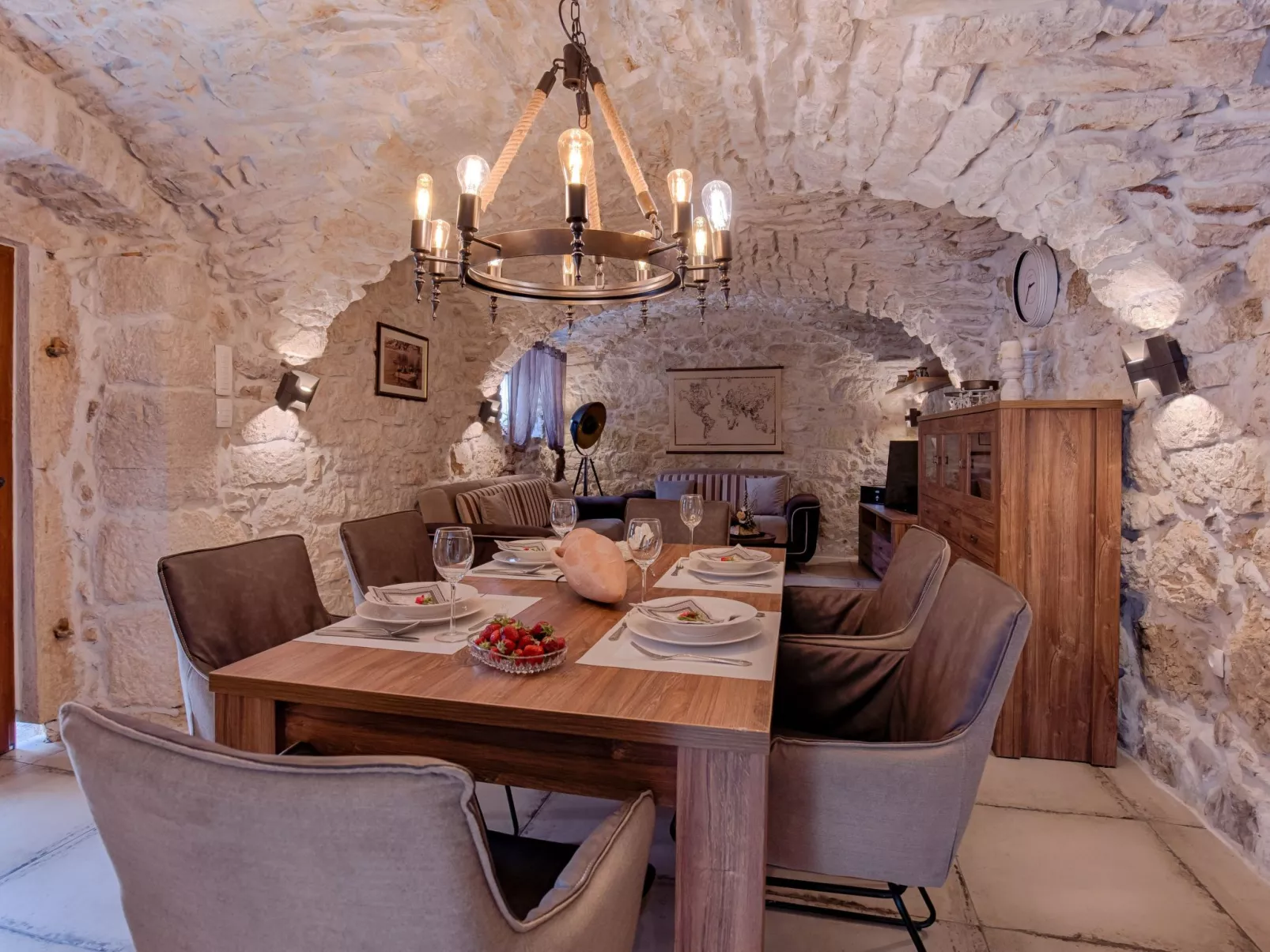 Luxuriöse Steinvilla "Mariva Tribalj" mit Pool - Image-tags.info